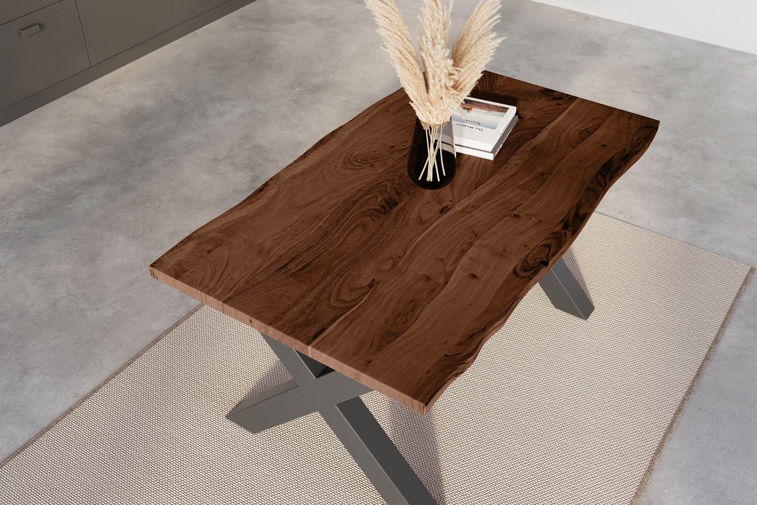 SAM_NEU-Esszimmer-Baumkante-Tische-Kalea-BKT-nuss-120-160-Schwarz-120-X-BKT-BKT_Kalea_nuss_neu_05-25