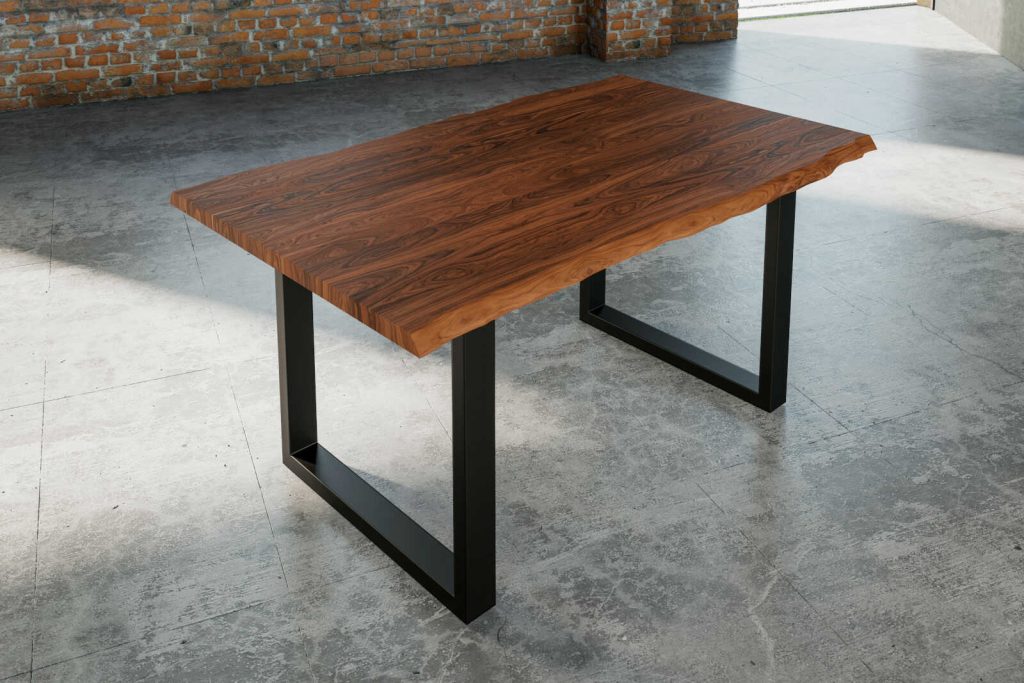 SAM_NEU-Esszimmer-Baumkante-Tische-Lauren-nougat-schwarz-160-Lauren_160_schwarz_01