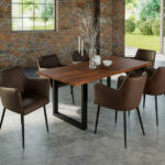 SAM_NEU-Esszimmer-Baumkante-Tische-Lauren-nougat-schwarz-200-Lauren_200_schwarz_05