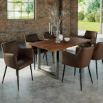SAM_NEU-Esszimmer-Baumkante-Tische-Lauren-nougat-silber-180-Lauren_180_silber_05