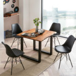 SAM_NEU-Esszimmer-Baumkante-Tische-Laurina-nougat-schwarz-90-Laurina_Nougat_Schwarz_07