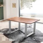 SAM_NEU-Esszimmer-Baumkante-Tische-Laurina-nougat-silber-120-Laurina_nougatfarben_silber_ml_01