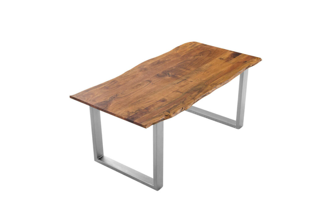 SAM_NEU-Esszimmer-Baumkante-Tische-Laurina-nougat-silber-160-Laurina_nougatfarben_silber_ml_03