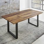 SAM_NEU-Esszimmer-Baumkante-Tische-Lotti-Schwarz-Shina-160-Lotti_sheesham_u_gestell_01