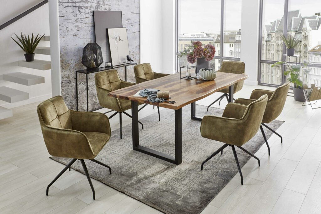 SAM_NEU-Esszimmer-Baumkante-Tische-Lotti-Schwarz-Shina-160-Lotti_sheesham_u_gestell_04