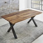 SAM_NEU-Esszimmer-Baumkante-Tische-Lotti-Schwarz-Shina-200-X_Gestell-Lotti_sheesham_x_gestell_01
