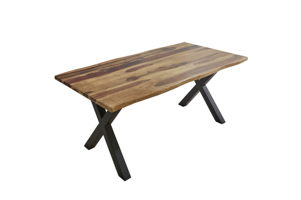 SAM_NEU-Esszimmer-Baumkante-Tische-Lotti-Schwarz-Shina-200-X_Gestell-Lotti_sheesham_x_gestell_02