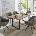SAM_NEU-Esszimmer-Baumkante-Tische-Lotti-Schwarz-Teak-180-Lotti_teak_u_gestell_04