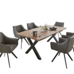 SAM_NEU-Esszimmer-Baumkante-Tische-Lotti-Schwarz-Teak-220-X_Gestell-Lotti_teak_x_gestell_06