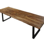SAM_NEU-Esszimmer-Baumkante-Tische-Lotti-Schwarz-Teak-300-Lotti_teak_u_gestell_02