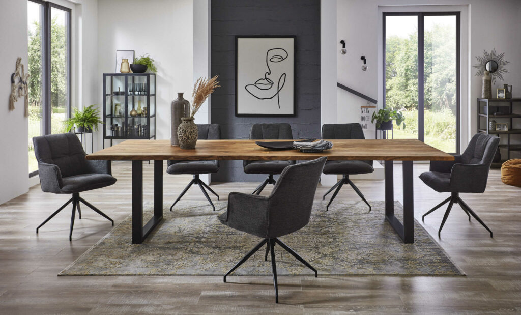 SAM_NEU-Esszimmer-Baumkante-Tische-Lotti-Schwarz-Teak-300-Lotti_teak_u_gestell_04