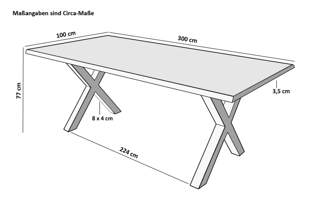 SAM_NEU-Esszimmer-Baumkante-Tische-Lotti-Schwarz-Teak-300-X_Gestell-Lotti_teak_x_gestell_03