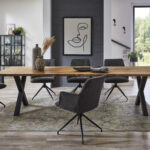SAM_NEU-Esszimmer-Baumkante-Tische-Lotti-Schwarz-Teak-300-X_Gestell-Lotti_teak_x_gestell_04