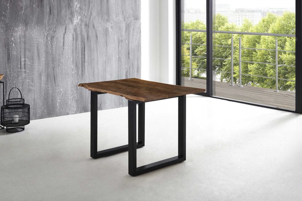 SAM_NEU-Esszimmer-Baumkante-Tische-Lubin-U-Gestell-schwarz-Nuss-140-Lubin_nussbaum_schwarz_140_01