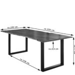 SAM_NEU-Esszimmer-Baumkante-Tische-Lubin-U-Gestell-schwarz-Nuss-220-Lubin_nussbaum_schwarz_220_03