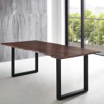 SAM_NEU-Esszimmer-Baumkante-Tische-Lubin-U-Gestell-schwarz-Nuss-240-Lubin_nussbaum_schwarz_240_01