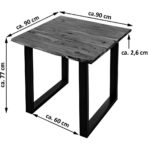 SAM_NEU-Esszimmer-Baumkante-Tische-Lubin-U-Gestell-schwarz-Nuss-90-Lubin_nussbaum_schwarz_90_03