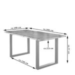 SAM_NEU-Esszimmer-Baumkante-Tische-Lubin-U-Gestell-silber-Natur-200-Lubin_natur_silber_200_03