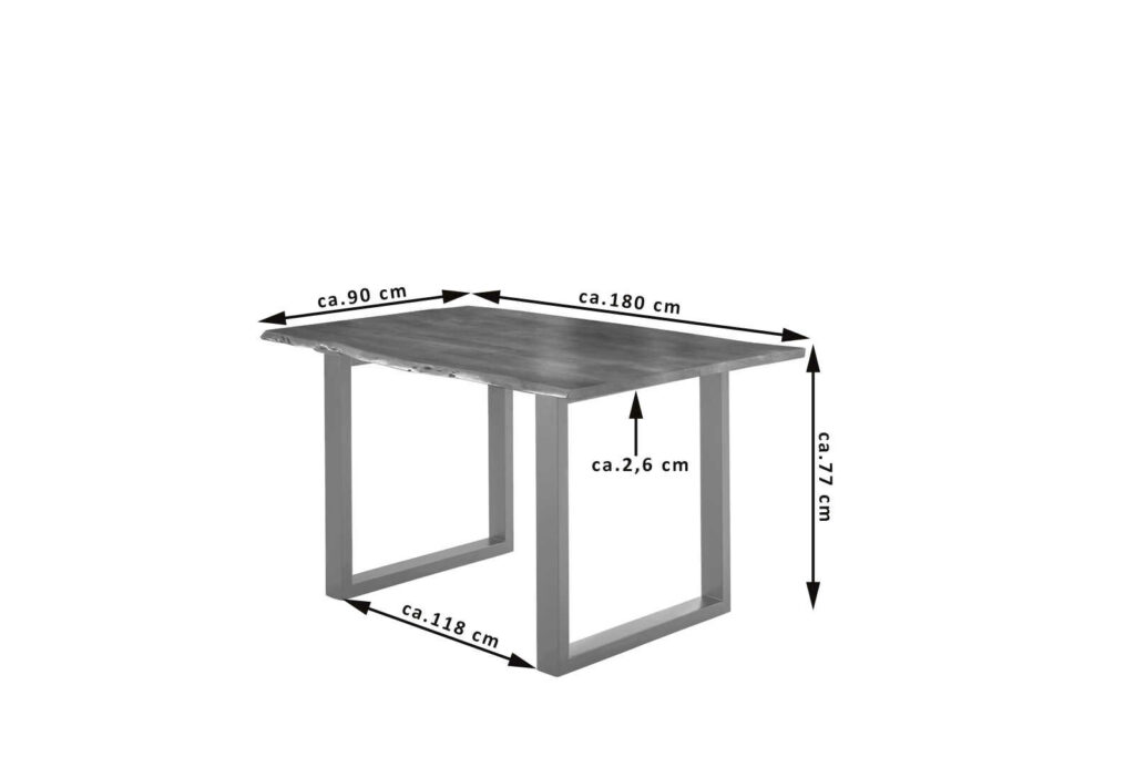 SAM_NEU-Esszimmer-Baumkante-Tische-Lubin-U-Gestell-silber-Nuss-180-Lubin_nussbaum_silber_180_03