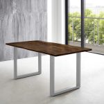 SAM_NEU-Esszimmer-Baumkante-Tische-Lubin-U-Gestell-silber-Nuss-200-Lubin_nussbaum_silber_200_01