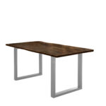 SAM_NEU-Esszimmer-Baumkante-Tische-Lubin-U-Gestell-silber-Nuss-200-Lubin_nussbaum_silber_200_02