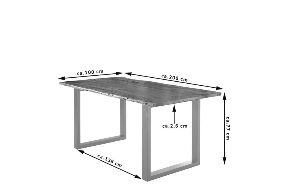 SAM_NEU-Esszimmer-Baumkante-Tische-Lubin-U-Gestell-silber-Nuss-200-Lubin_nussbaum_silber_200_03