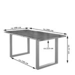 SAM_NEU-Esszimmer-Baumkante-Tische-Lubin-U-Gestell-silber-Nuss-200-Lubin_nussbaum_silber_200_03