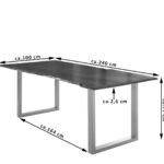 SAM_NEU-Esszimmer-Baumkante-Tische-Lubin-U-Gestell-silber-Nuss-240-Lubin_nussbaum_silber_240_03