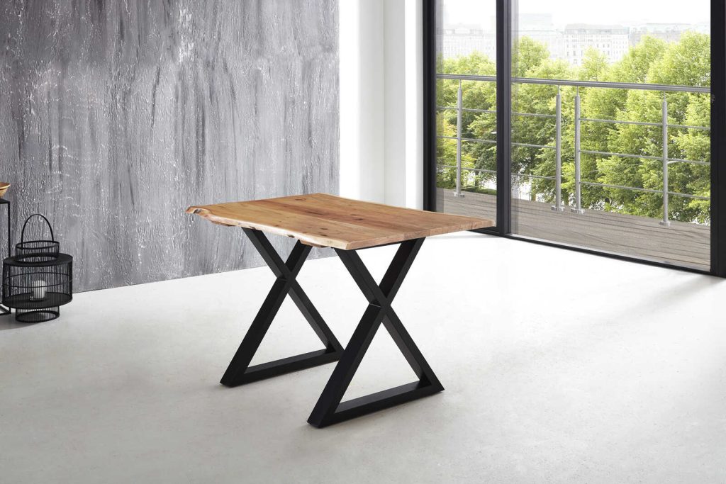 SAM_NEU-Esszimmer-Baumkante-Tische-Lubin-X-Gestell-natur-schwarz-120-Lubin_natur_schwarz_120_01