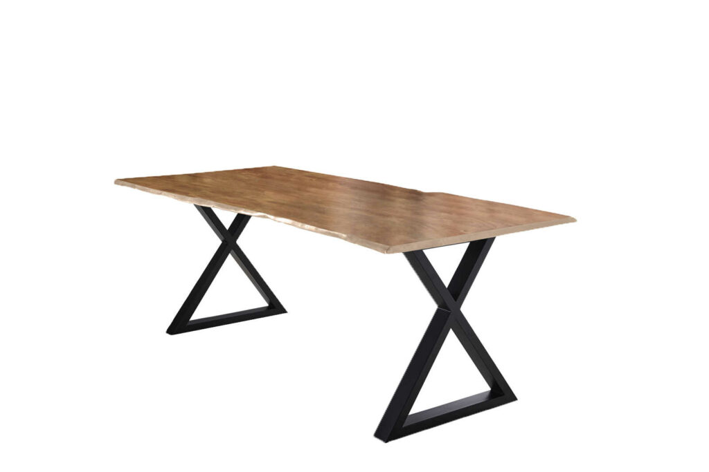 SAM_NEU-Esszimmer-Baumkante-Tische-Lubin-X-Gestell-natur-schwarz-240-Lubin_natur_schwarz_240_02