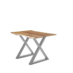 SAM_NEU-Esszimmer-Baumkante-Tische-Lubin-X-Gestell-natur-silber-120-Lubin_natur_silber_120_02