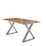 SAM_NEU-Esszimmer-Baumkante-Tische-Lubin-X-Gestell-natur-silber-180-Lubin_natur_silber_180_02