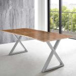 SAM_NEU-Esszimmer-Baumkante-Tische-Lubin-X-Gestell-natur-silber-240-Lubin_natur_silber_240_01