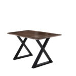 SAM_NEU-Esszimmer-Baumkante-Tische-Lubin-X-Gestell-nuss-schwarz-140-Lubin_nussbaum_schwarz_140_02