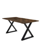 SAM_NEU-Esszimmer-Baumkante-Tische-Lubin-X-Gestell-nuss-schwarz-180-Lubin_nussbaum_schwarz_180_02