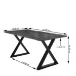 SAM_NEU-Esszimmer-Baumkante-Tische-Lubin-X-Gestell-nuss-schwarz-180-Lubin_nussbaum_schwarz_180_03