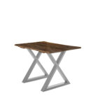 SAM_NEU-Esszimmer-Baumkante-Tische-Lubin-X-Gestell-nuss-silber-120-Lubin_nussbaum_silber_120_02