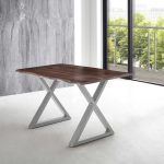 SAM_NEU-Esszimmer-Baumkante-Tische-Lubin-X-Gestell-nuss-silber-140-Lubin_nussbaum_silber_140_01