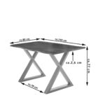 SAM_NEU-Esszimmer-Baumkante-Tische-Lubin-X-Gestell-nuss-silber-140-Lubin_nussbaum_silber_140_03