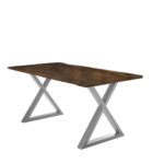 SAM_NEU-Esszimmer-Baumkante-Tische-Lubin-X-Gestell-nuss-silber-180-Lubin_nussbaum_silber_180_02