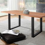 SAM_NEU-Esszimmer-Baumkante-Tische-Marek-schwarz-teak-180-Marek_Schwarz_Teak_01