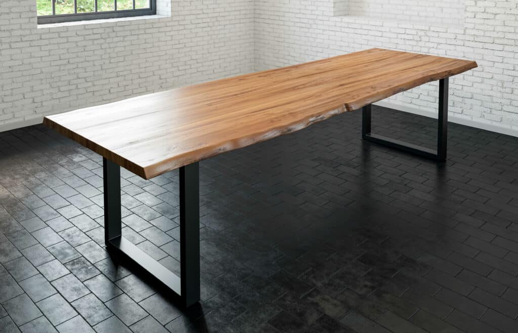 SAM_NEU-Esszimmer-Baumkante-Tische-Milo_Premium-260-Natur-schwarz-Tisch_natur_schwarz_260_01