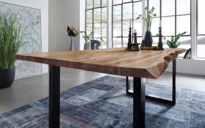 Wie pflegt man einen Baumkantentisch bzw. Massivholzmöbel?