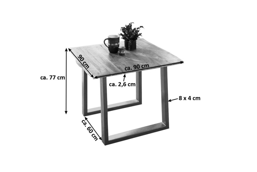 SAM_NEU-Esszimmer-Baumkante-Tische-Noah-silber-natur-90cm-Noah_Klein_Natur_Silber_MaC39Fangaben_90