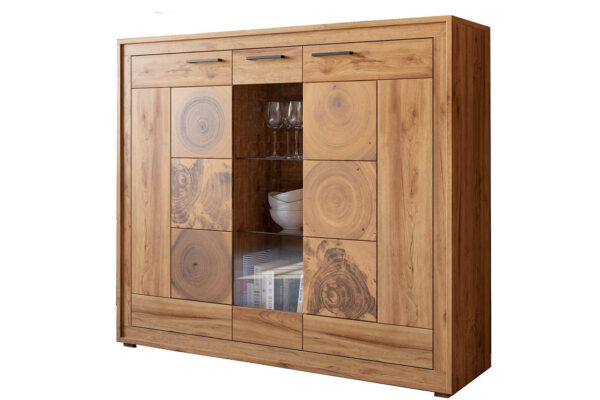 SAM NEU Esszimmer Baumkante Tische Nora Highboard202 Natur Nora natur 05