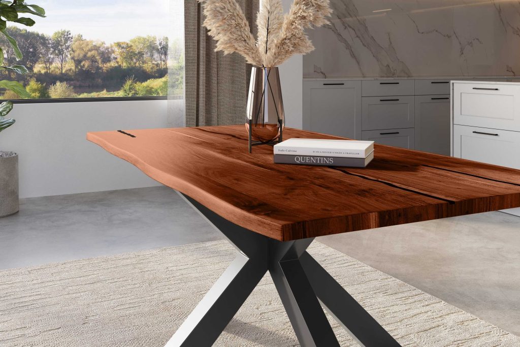 SAM_NEU-Esszimmer-Baumkante-Tische-Polly-Nussbaum-Spider-schwarz-160-BKT_Polly_Akazie_nuss_resin_160_Spider_schwarz_neu_04