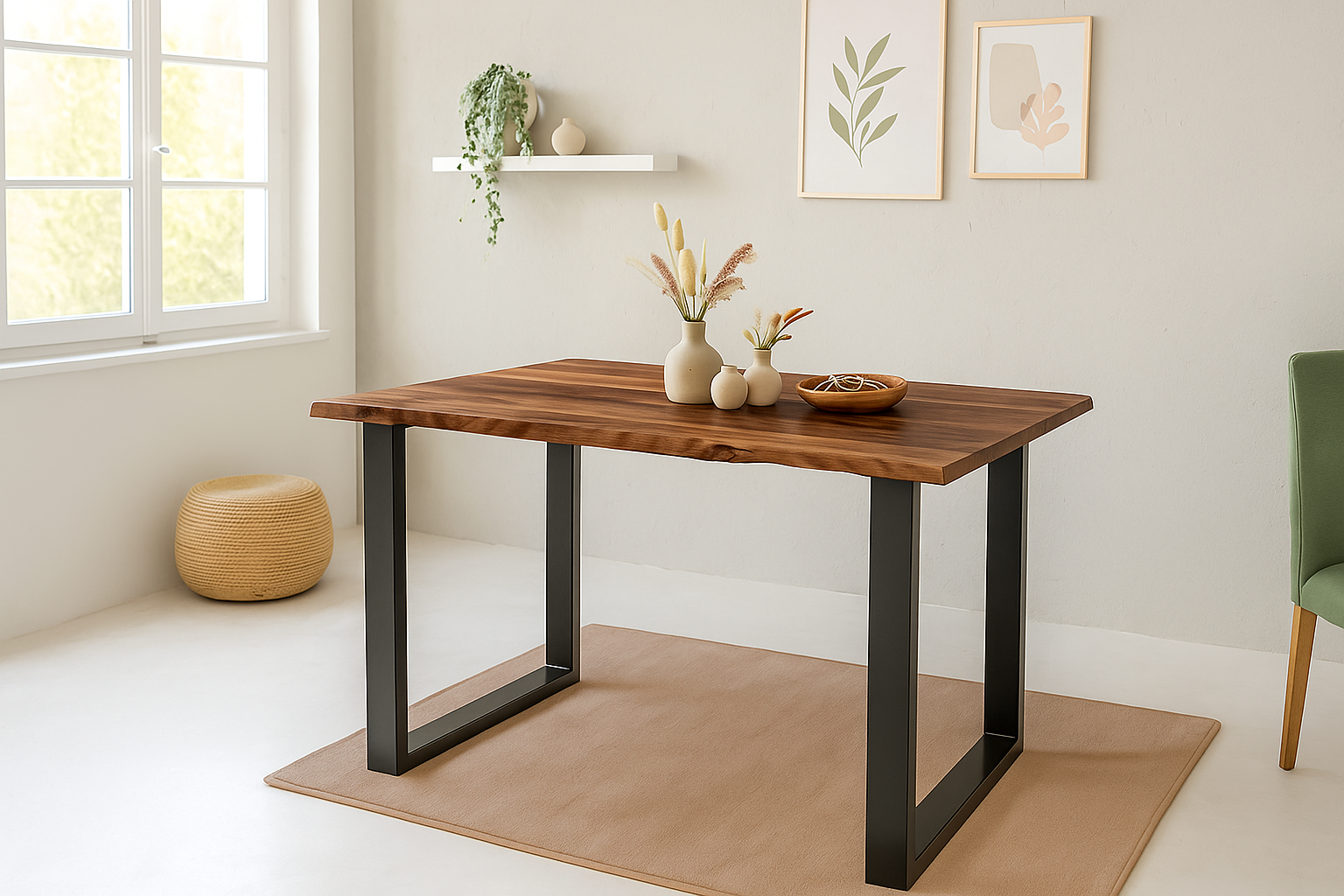 SAM_NEU-Esszimmer-Baumkante-Tische-Quinn-BKT-nuss-schwarz-120-BKT_Quinn_01-15