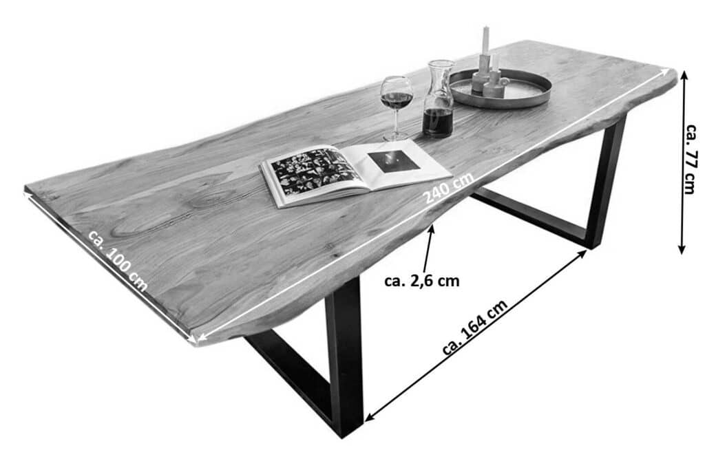 SAM_NEU-Esszimmer-Baumkante-Tische-Quinn-natur-schwarz-240-Quinn_GroC39F_Natur_Schwarz_MaC39Fangaben_240