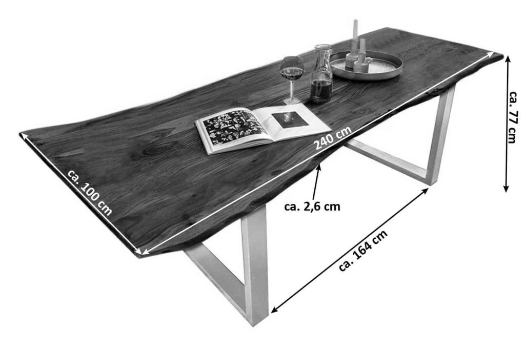 SAM_NEU-Esszimmer-Baumkante-Tische-Quinn-nussbaum-silber-240-Quinn_GroC39F_Nuss_Silber_MaC39Fangaben_240