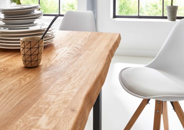 SAM NEU Esszimmer Baumkante Tische Seattle Serra schwarz 160 Seattle 160 sw 04 scaled